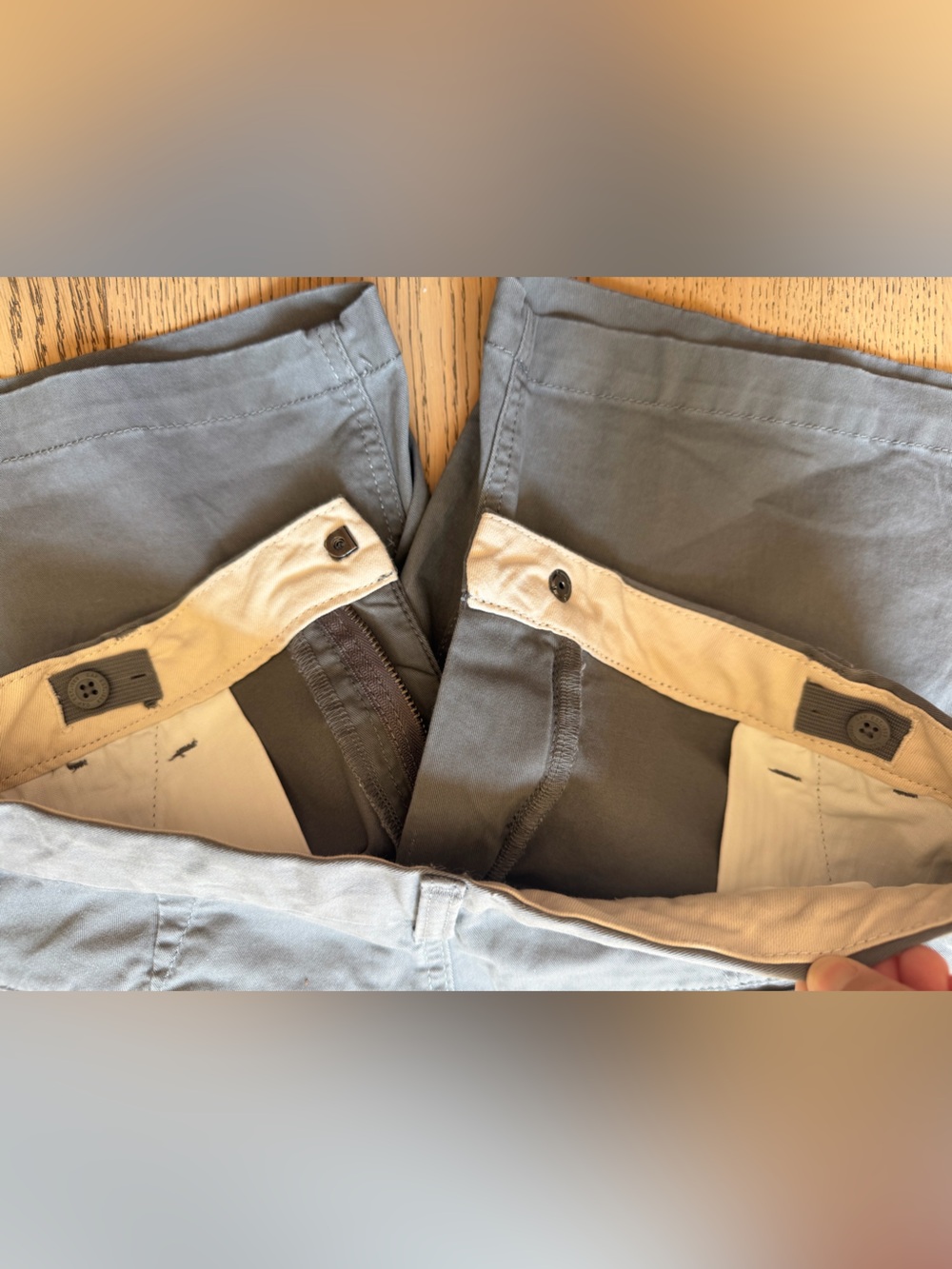 GAP Boys NWT Dressy Flat-Front Khaki Shorts w/ Adjustable Waist & Pockets Sz 12H - Picture 5 of 7